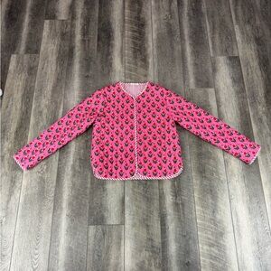 Sunday Up Pink Quilted Jacket